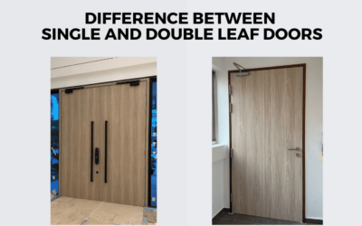 Difference Between Single Leaf And Double Leaf Door
