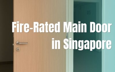 Fire-Rated Main Door In Singapore: Do HDB Homeowners Really Need One?